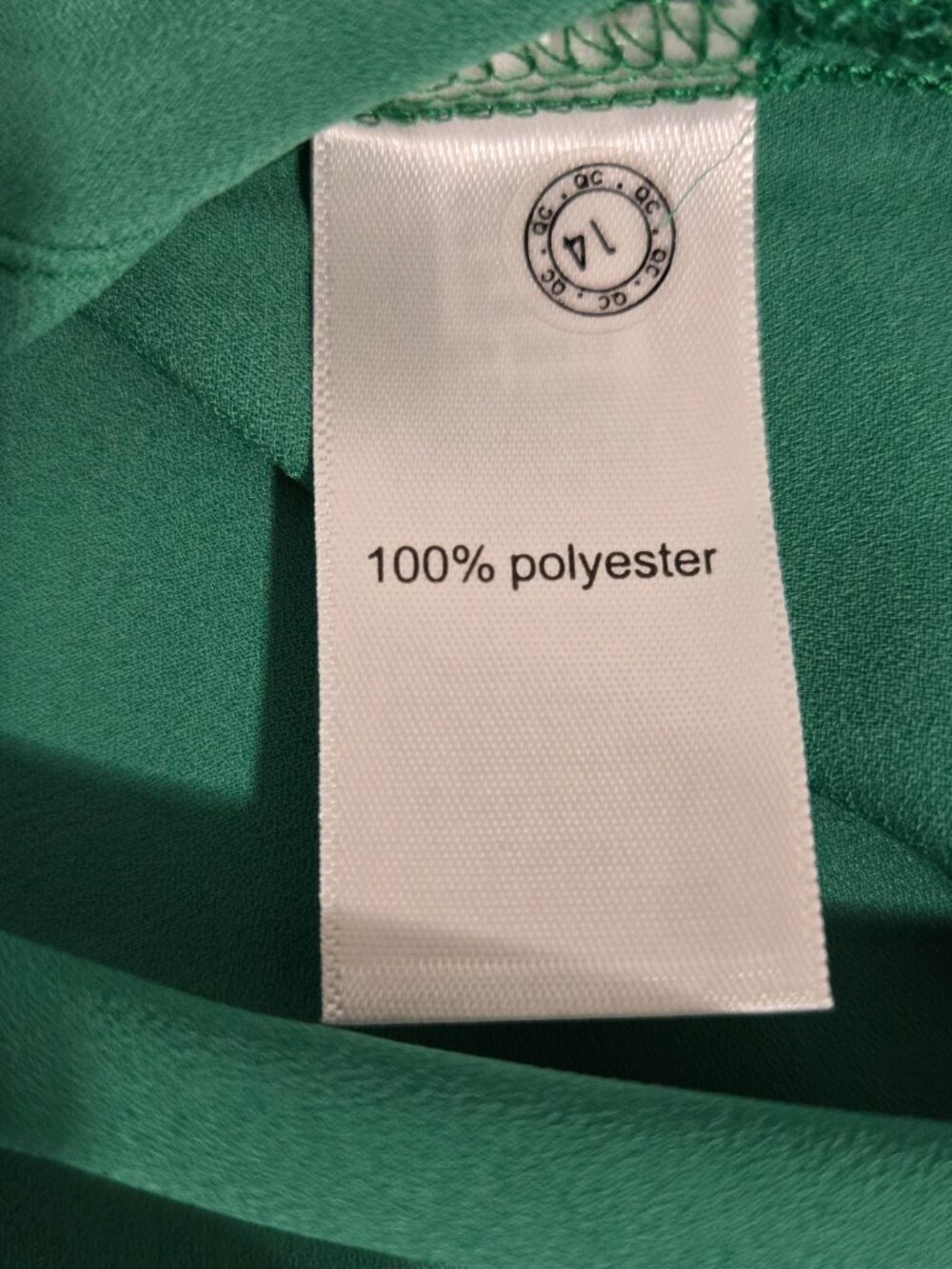 Maurices Emerald Green Button Down Blouse Roll Tab Sleeve Size Large - Picture 5 of 8